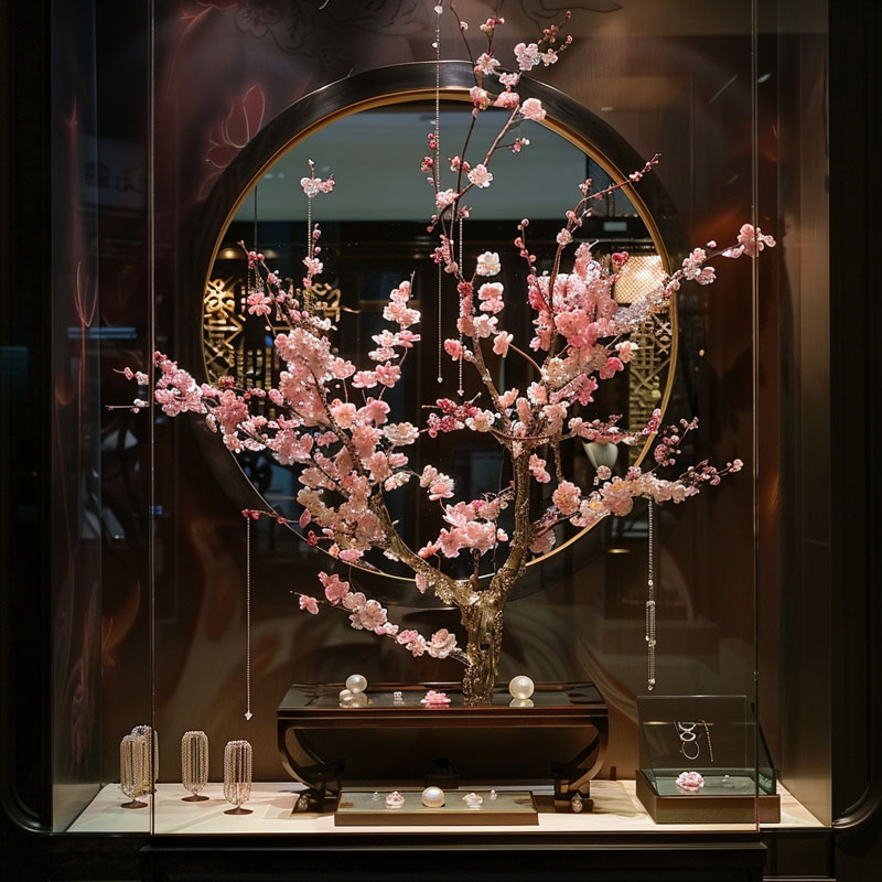 Bagaimanakah reka bentuk kabinet paparan perhiasan memenuhi psikologi estetik pelanggan?